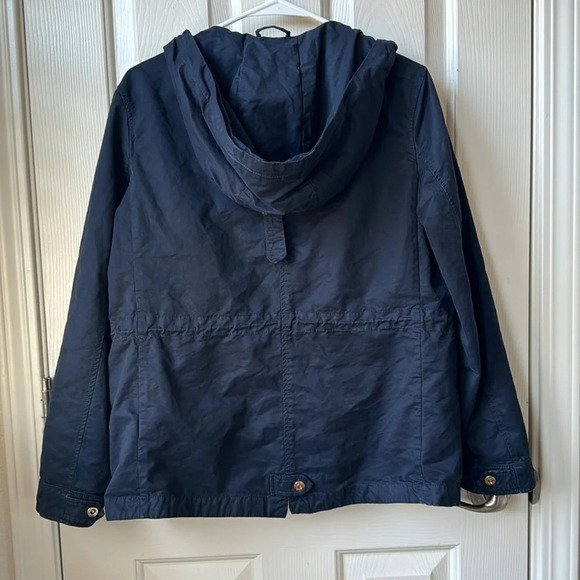 Zara Two-in one trafaluc outerwear Jacket Hoodie Navy Small - Picture 8 of 14